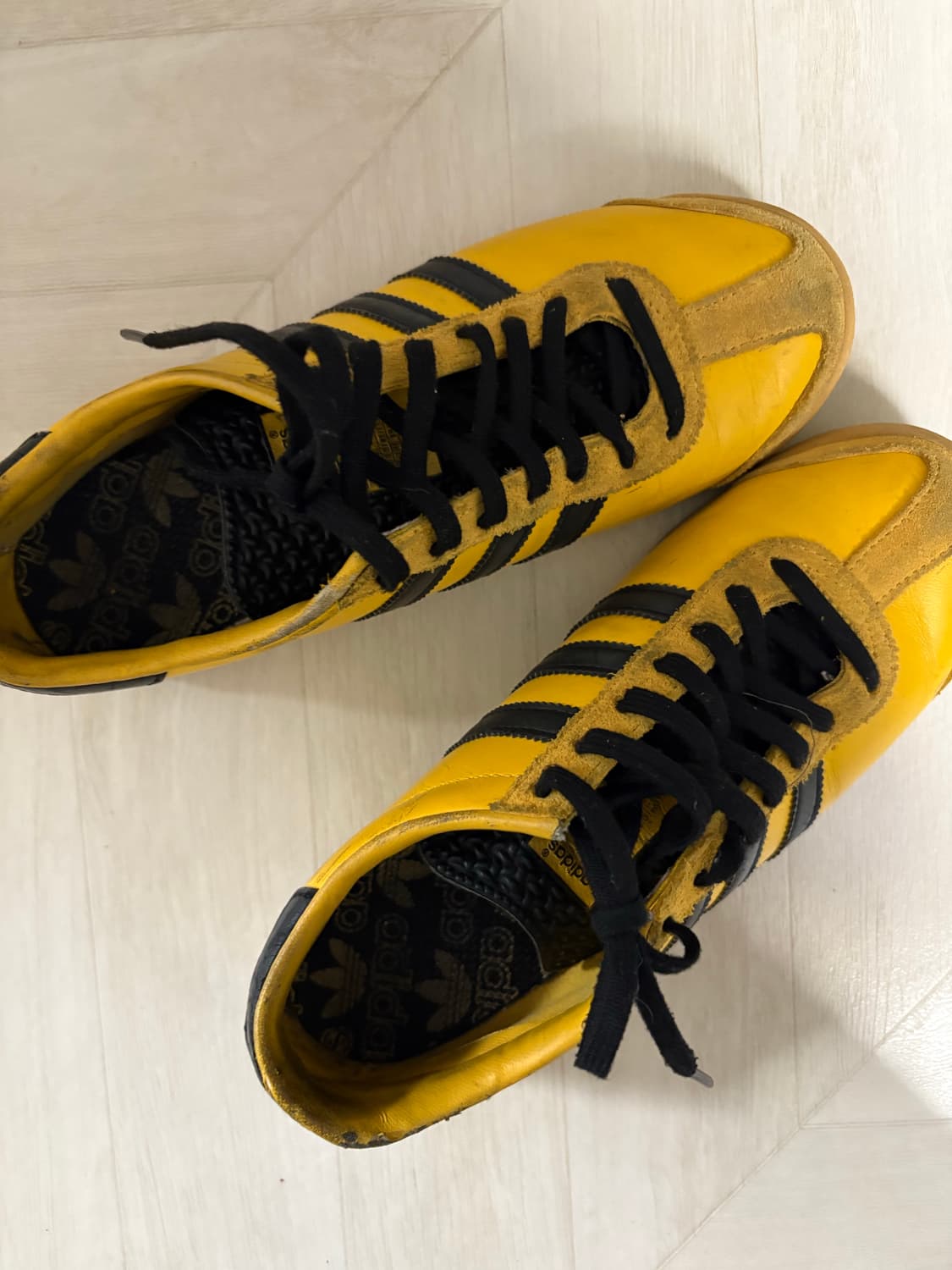 아디다스 코펜하겐 옐로우 블랙 235 상품이미지7