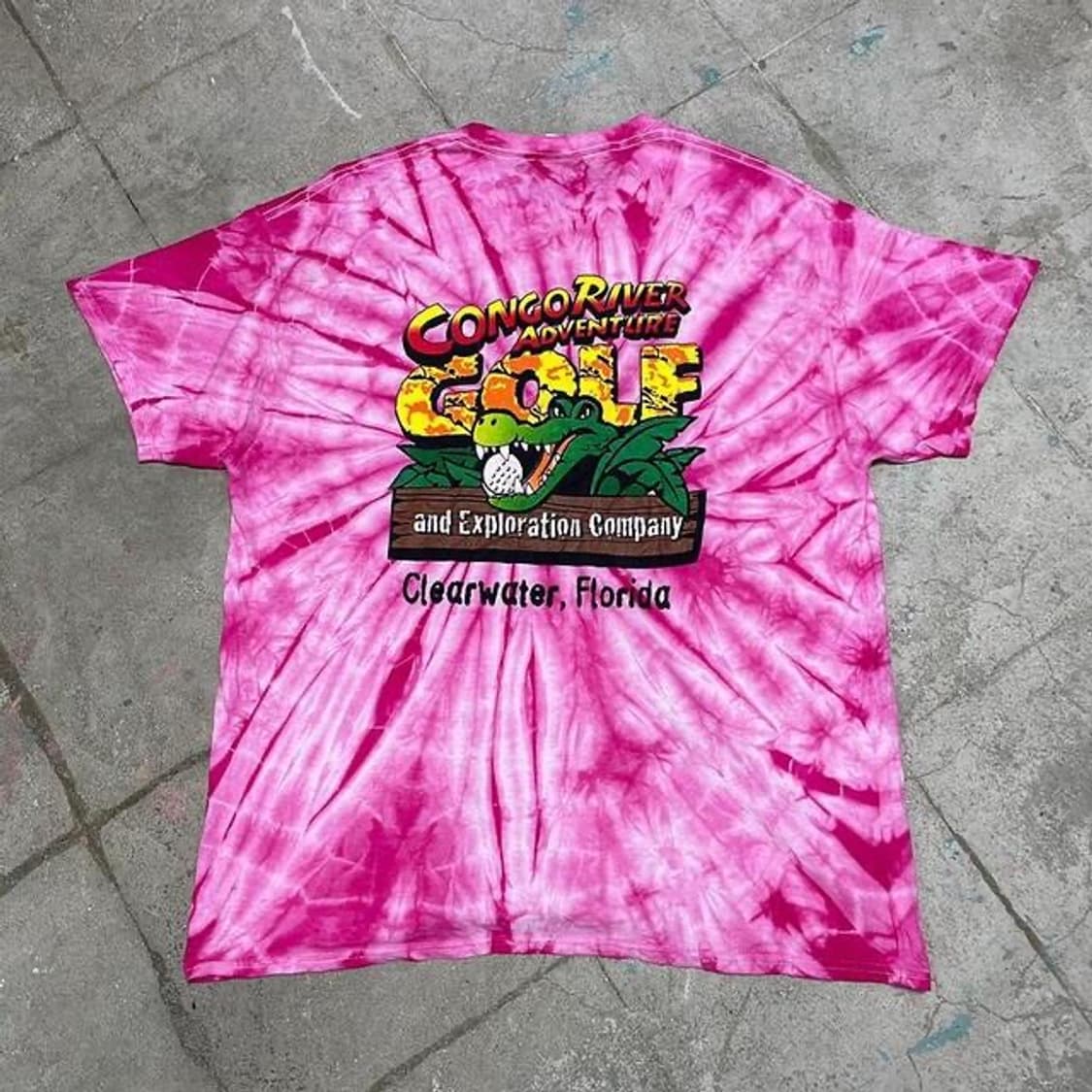 콩고 리버 어드벤쳐 타이다이 티셔츠 (XL)  상품이미지1