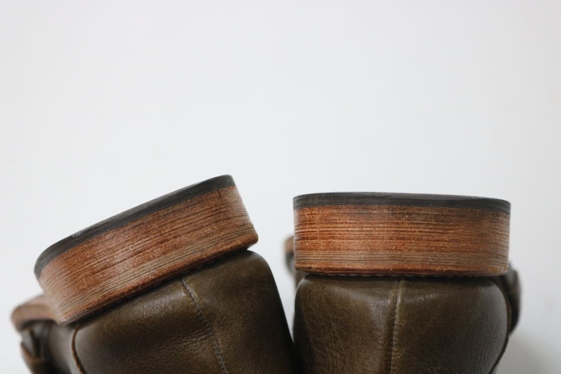 알프레도 바니스터 빈티지 레더 더블 버클 사이드 지퍼 부츠 (42) 상품이미지8