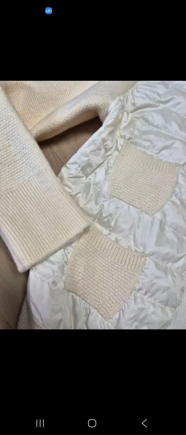 몽클레어 퀄딩 니트가디건 상품이미지3