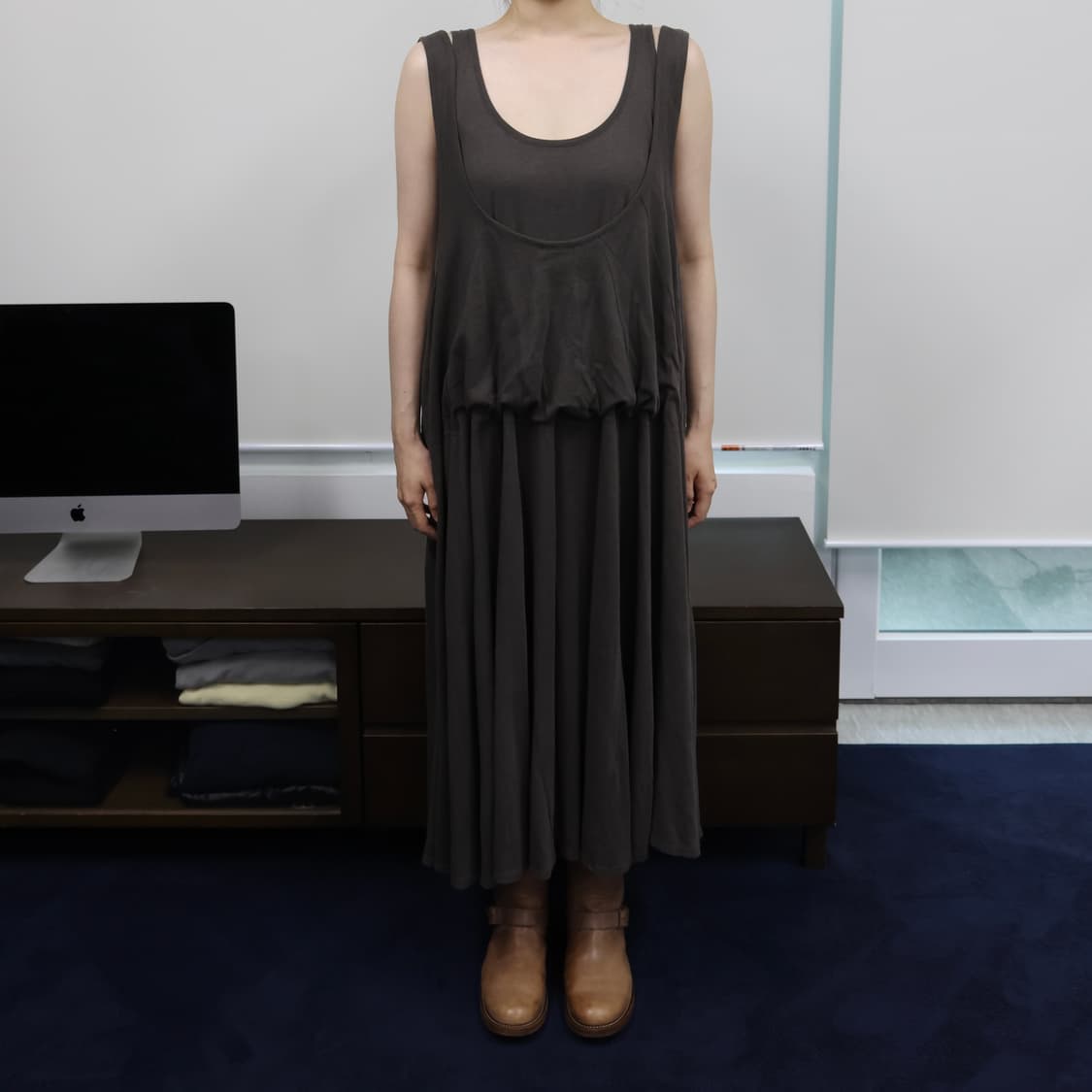 Gomme gathered dress 상품이미지2