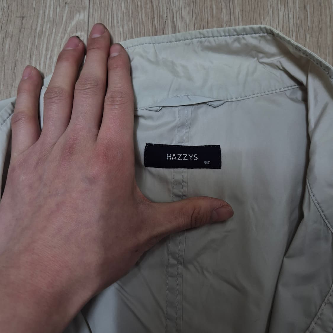 헤지스 남성 로고 바람막이 자켓 XL(105) 상품이미지6