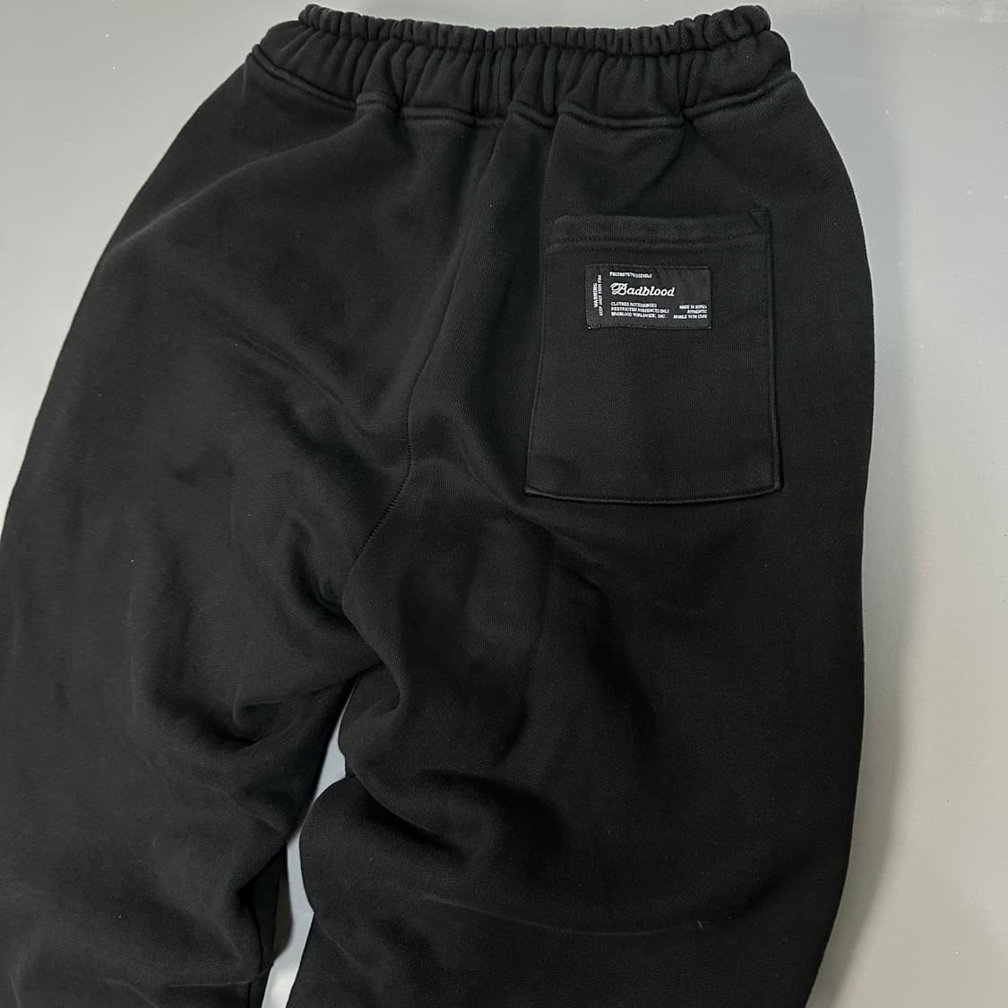 배드블러드 오버핏 조거팬츠 블랙 S [020906] 상품이미지7