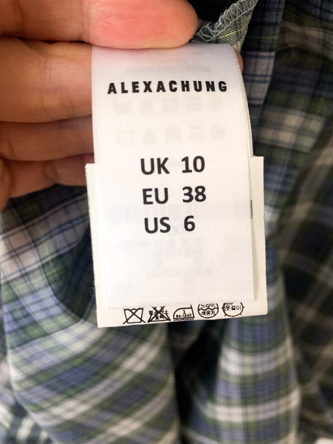 [EU38] 알렉사 청 체크 롱 원피스 상품이미지9