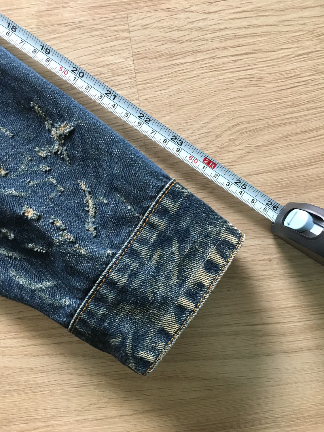 게스 Guess 코듀로이 플라워 포인트 데님 자켓 상품이미지9