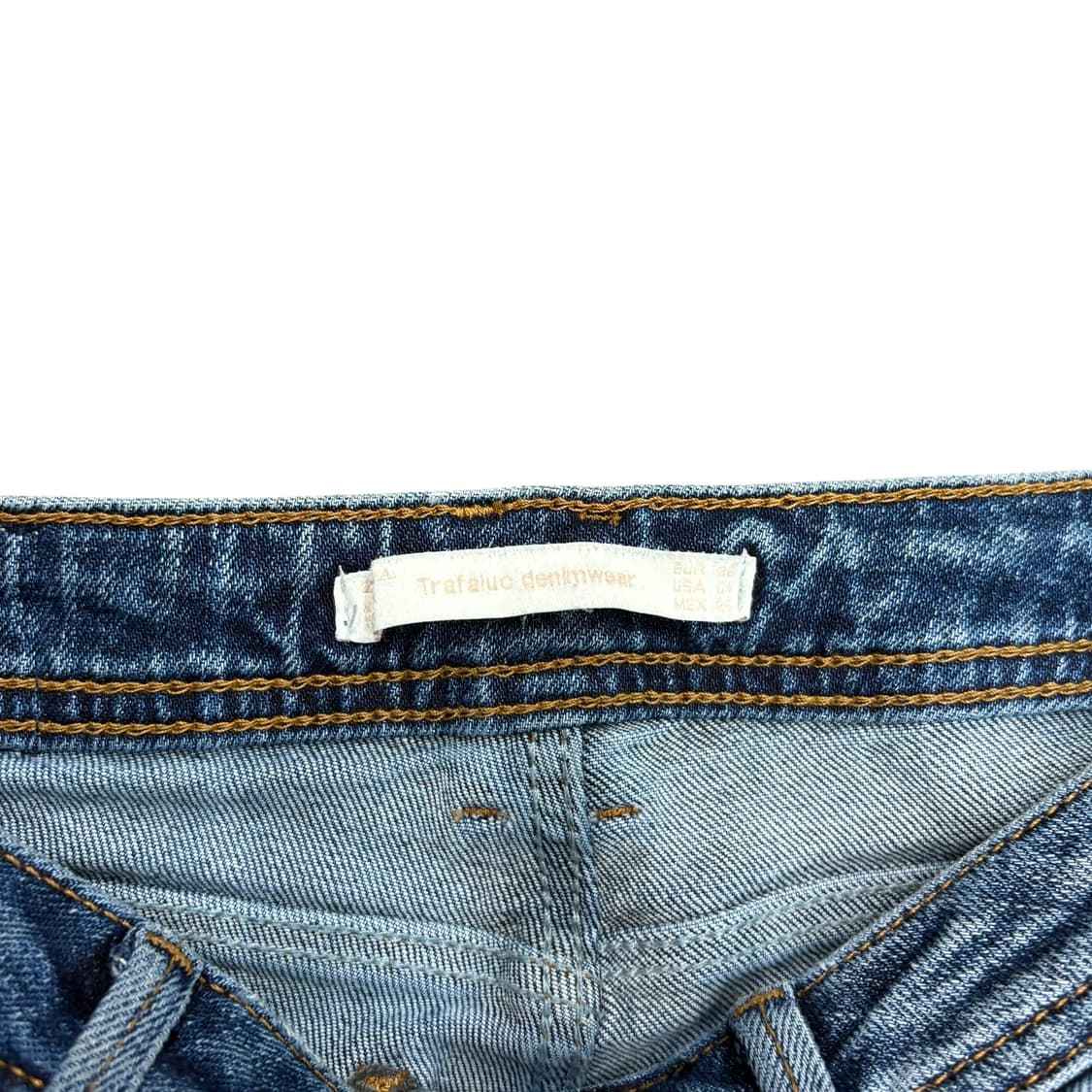 (26) 자라 레이디 컷팅 디테일 부츠컷 데님팬츠 상품이미지5