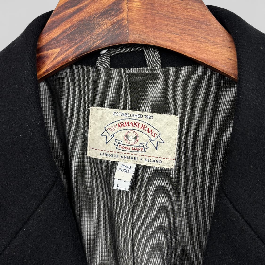 90's 아르마니 진스 울 블레이저 상품이미지6