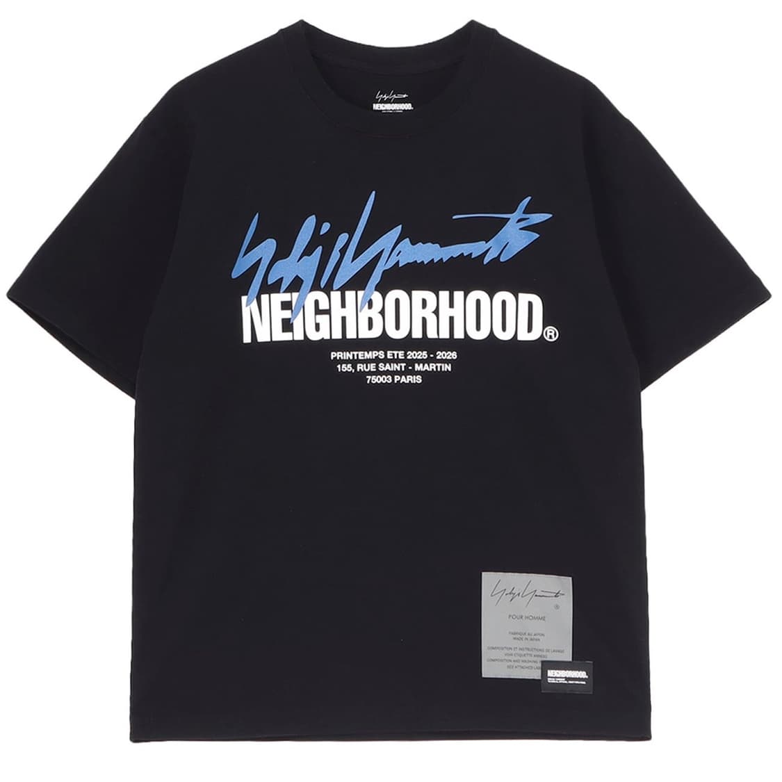 요지야마모토 네이버후드 티셔츠 신상 상품이미지1