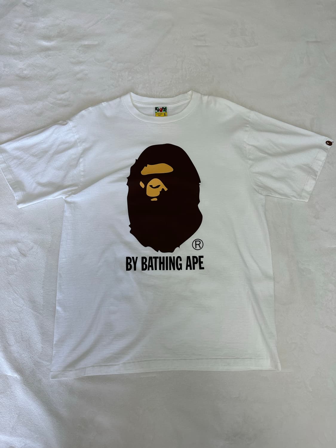 베이프 바이 베이싱 에이프 티셔츠 화이트 상품이미지1