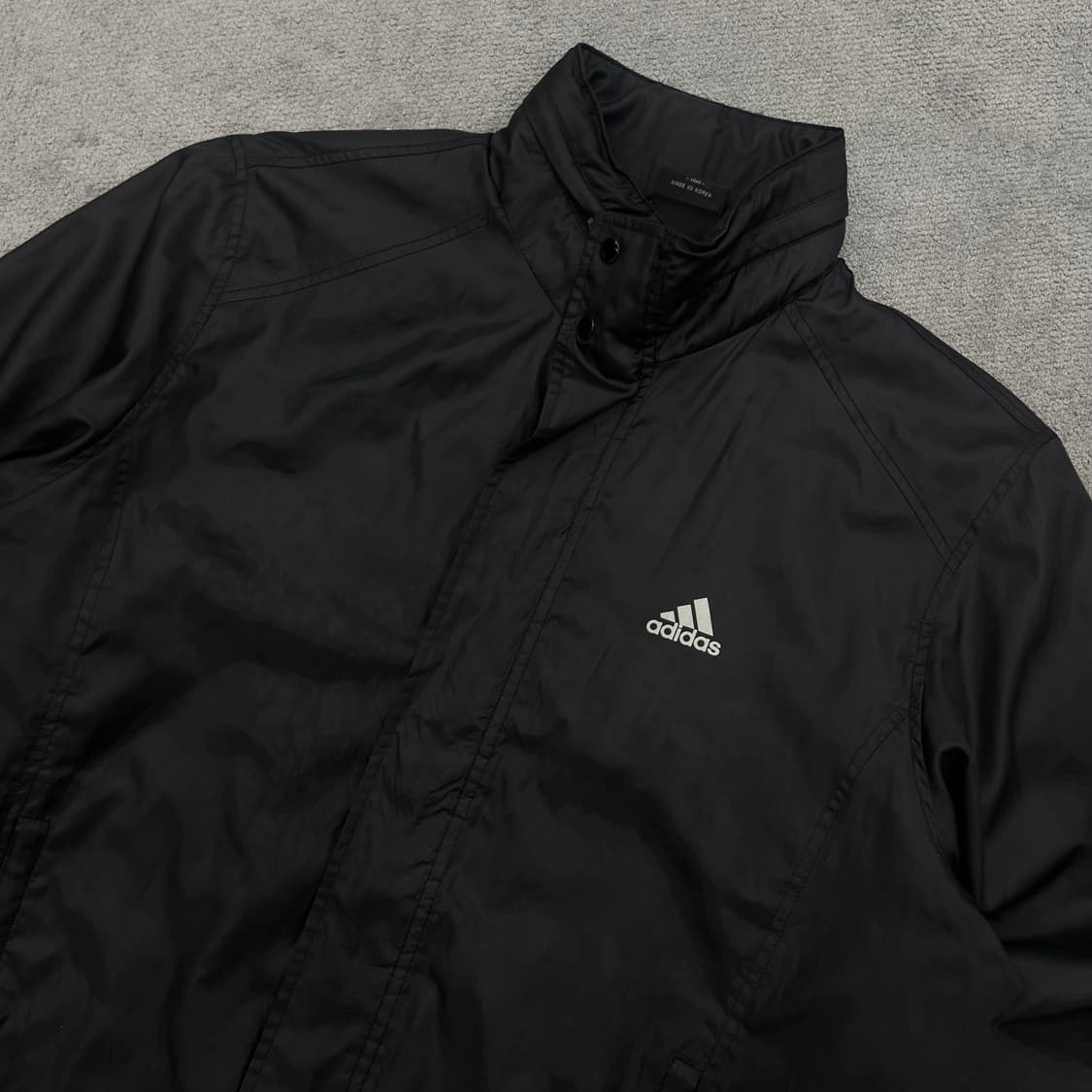 100 아디다스 블랙 바람막이 자켓 상품이미지2