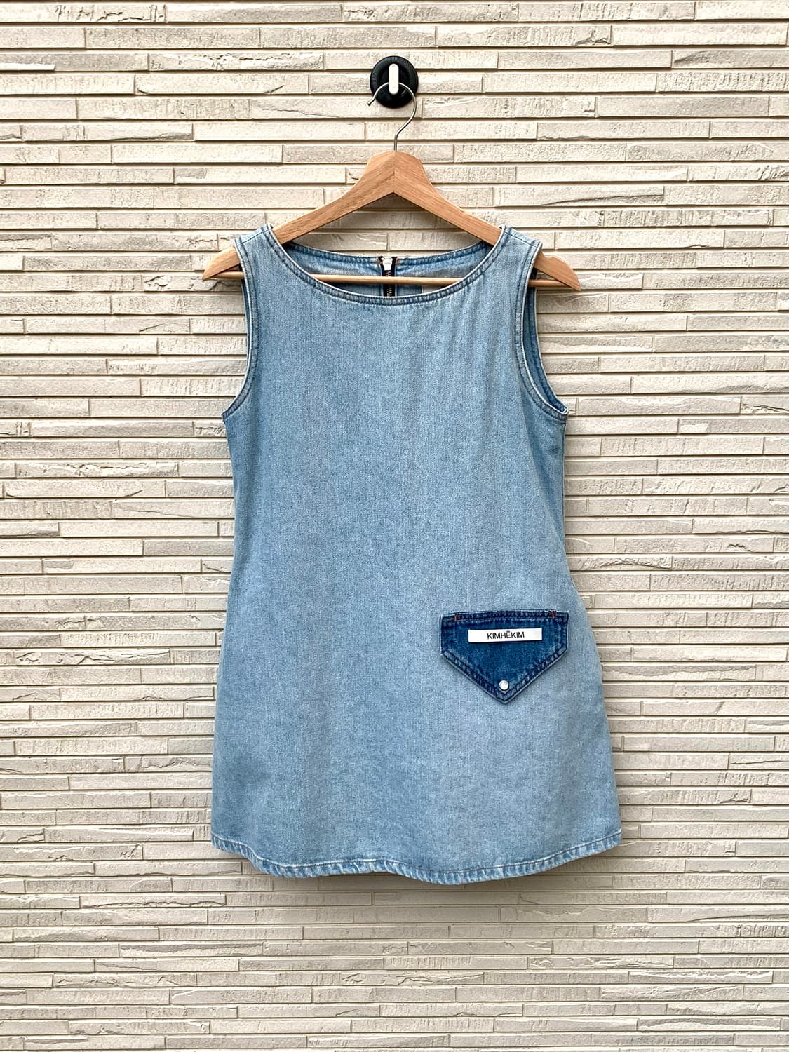 김해김 데님 미니 원피스 상품이미지1