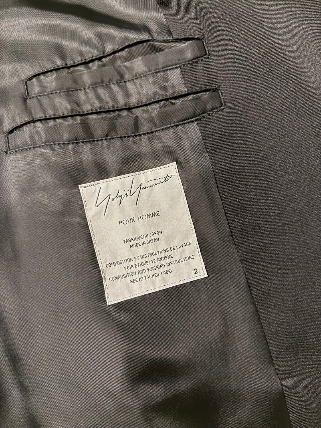 요지야마모토 뿌르옴므 16aw 미야자와 리에 자수 코트 상품이미지5