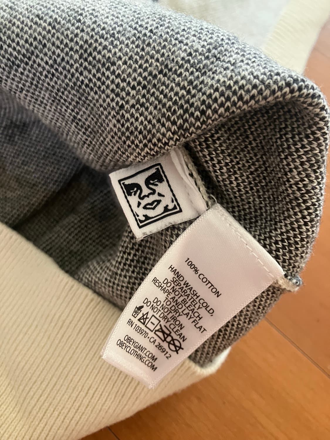 OBEY DEFACED VEST UNBLEACHED MULTI XXL 상품이미지4