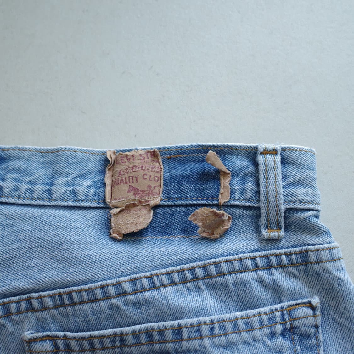 90s 리바이스 501 연청 MADE IN USA 빈티지 W34 L32 상품이미지9