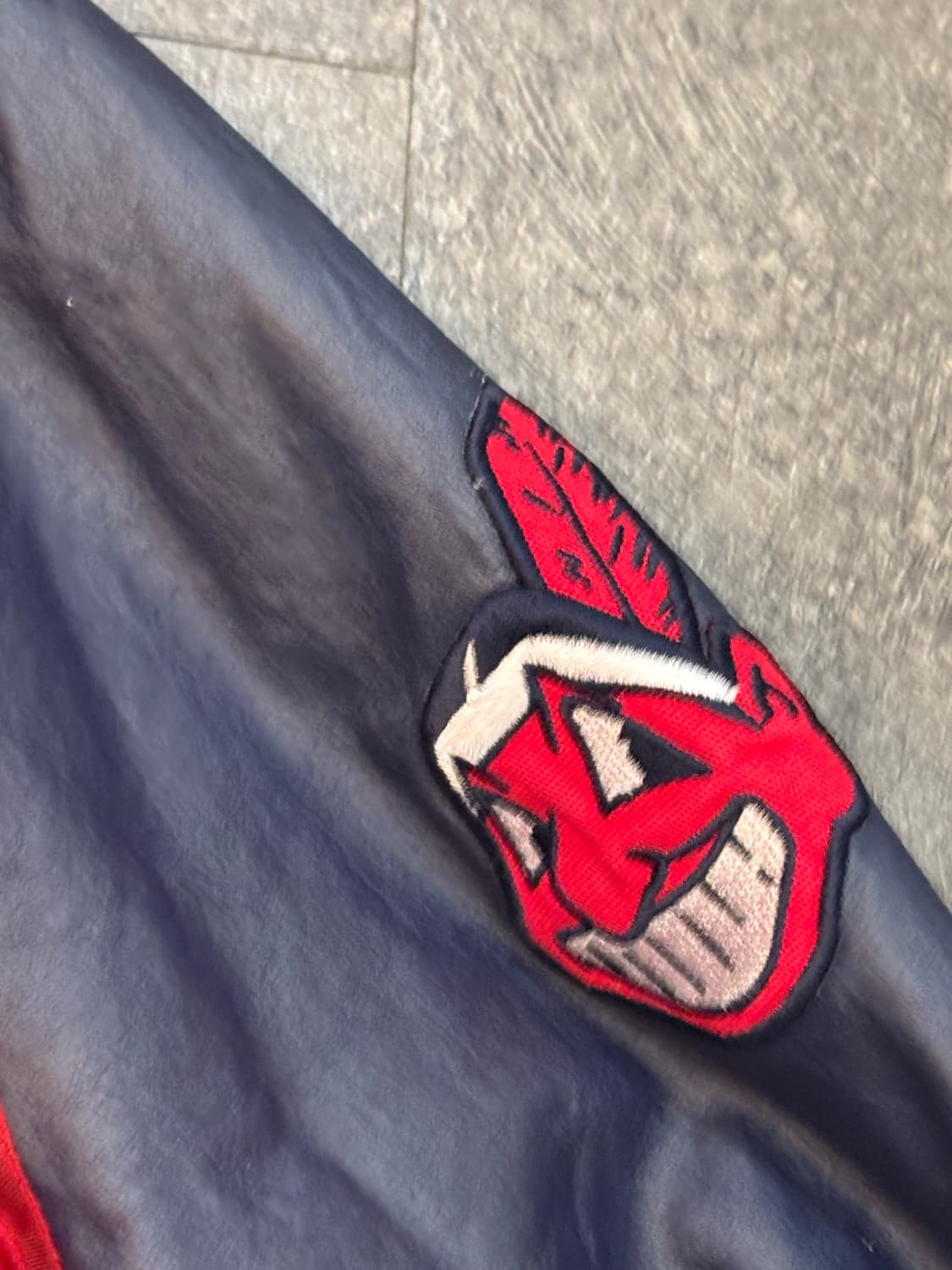 MLB 인디언스 바시티자켓 야구점퍼 90사이즈 상품이미지6