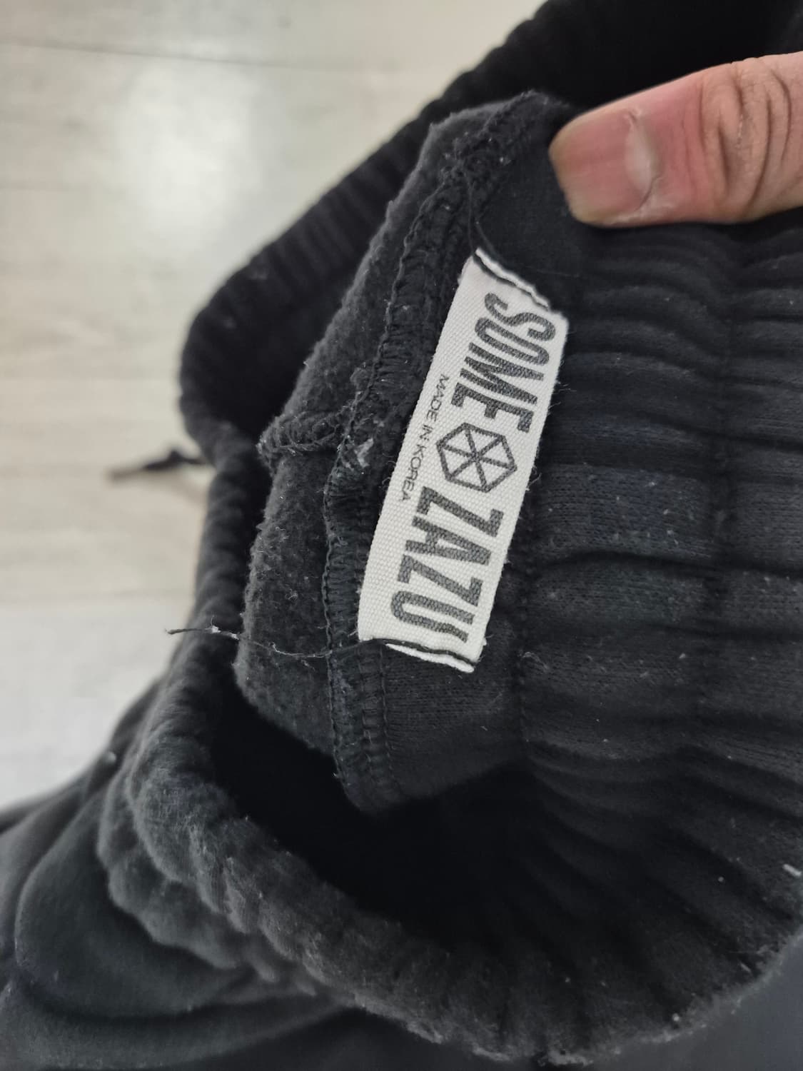  쓰리턱 기모와이드 벌룬 스웻팬츠 상품이미지6