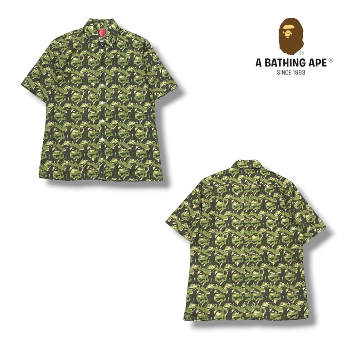 베이프 카모 반팔셔츠 상품이미지2