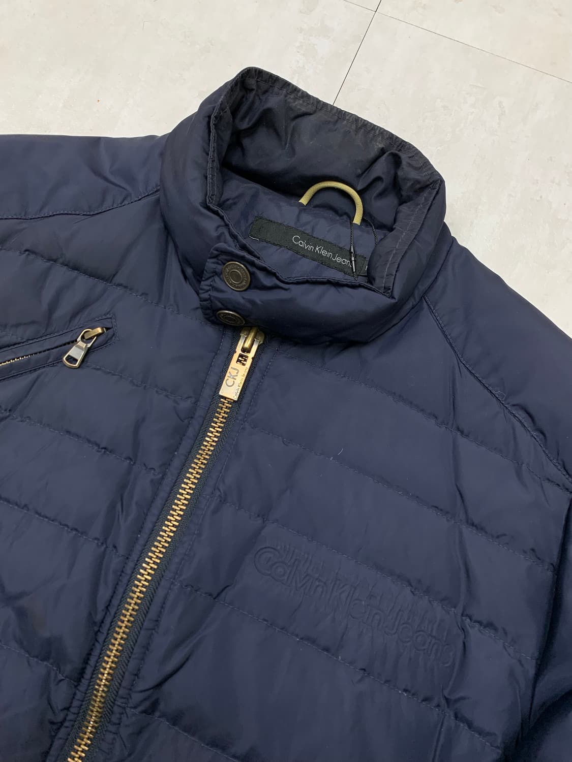 캘빈 클라인 네이비 경량 패딩 #356 상품이미지4