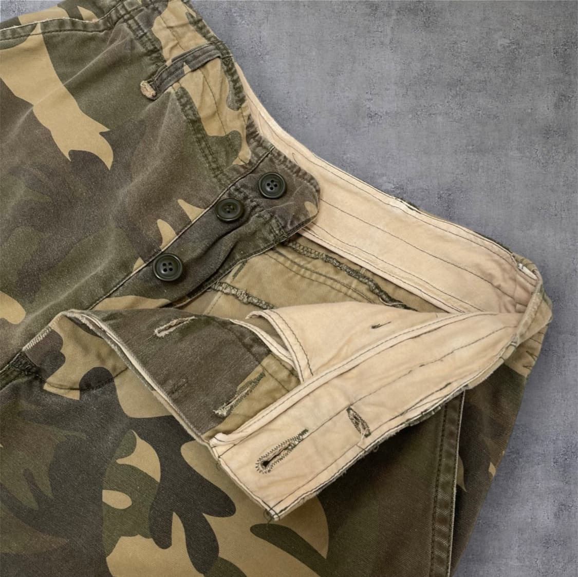 아베크롬비 Abercrombie 밀리터리 카모 하프 카고팬츠 30 상품이미지2