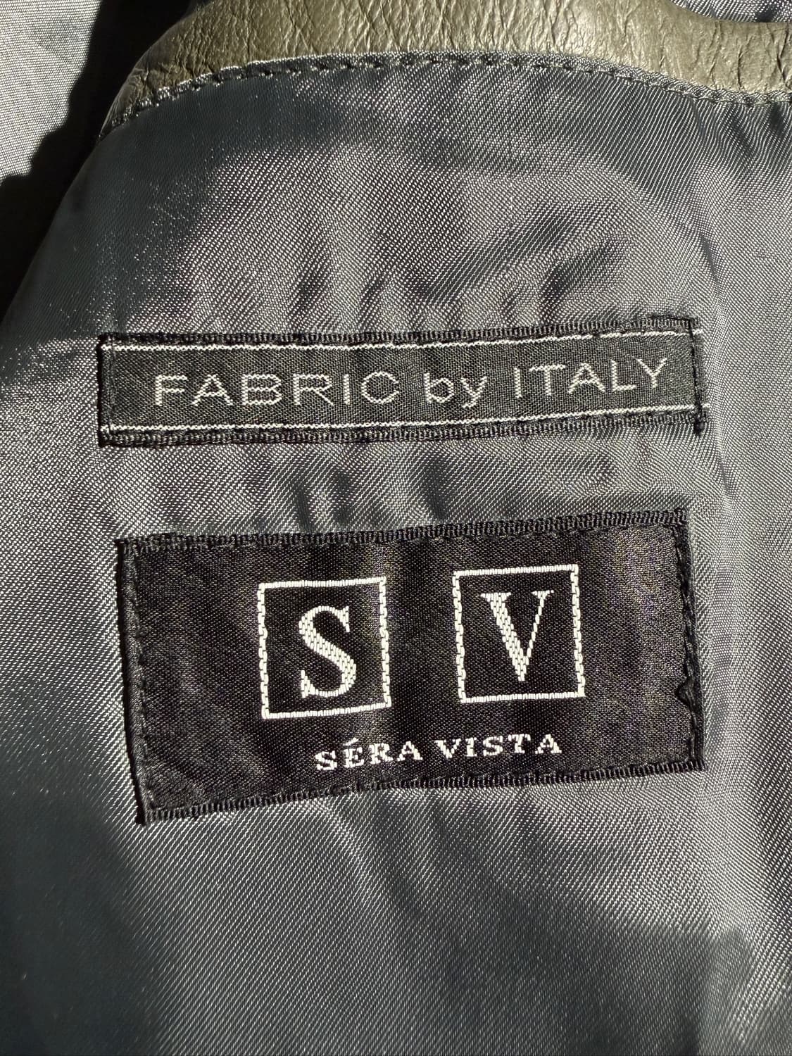 90's Sera Vista Stitch Leather jacket 상품이미지5