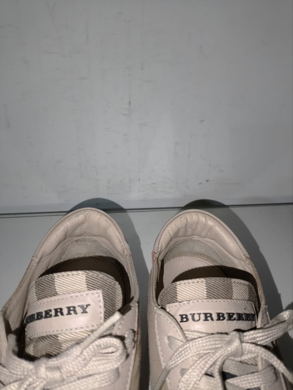 41 260mm 버버리 노바체크 캔버스 스니커즈 신발 상품이미지5