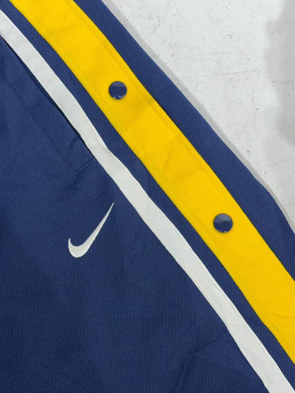 00s 나이키 네이비 사이드 버튼 스냅 단추 와이드 추리닝 팬츠 바지  상품이미지6