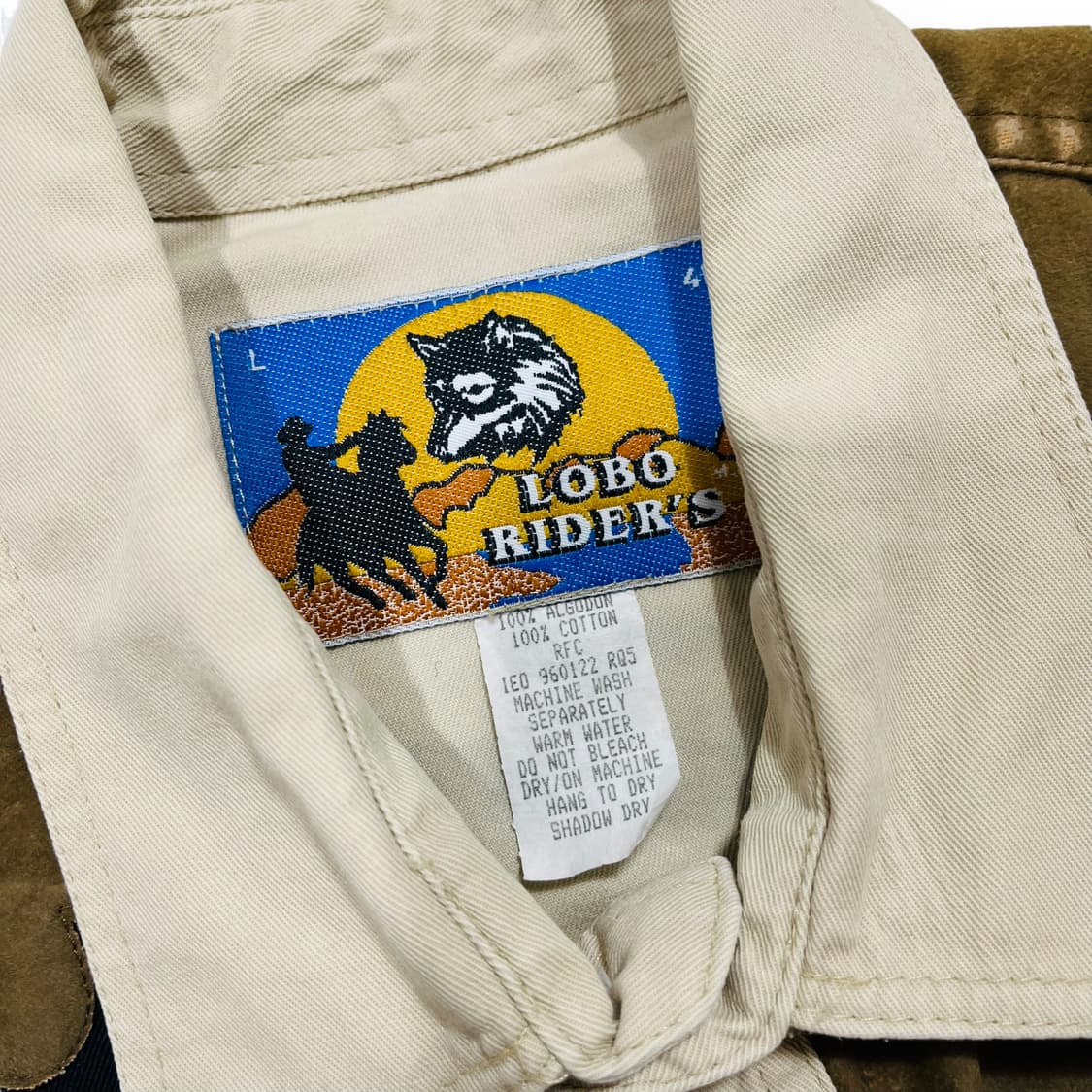 서부시대 카우보이 Lobo 90s 브라운 웨스턴 긴팔 셔츠 상품이미지4