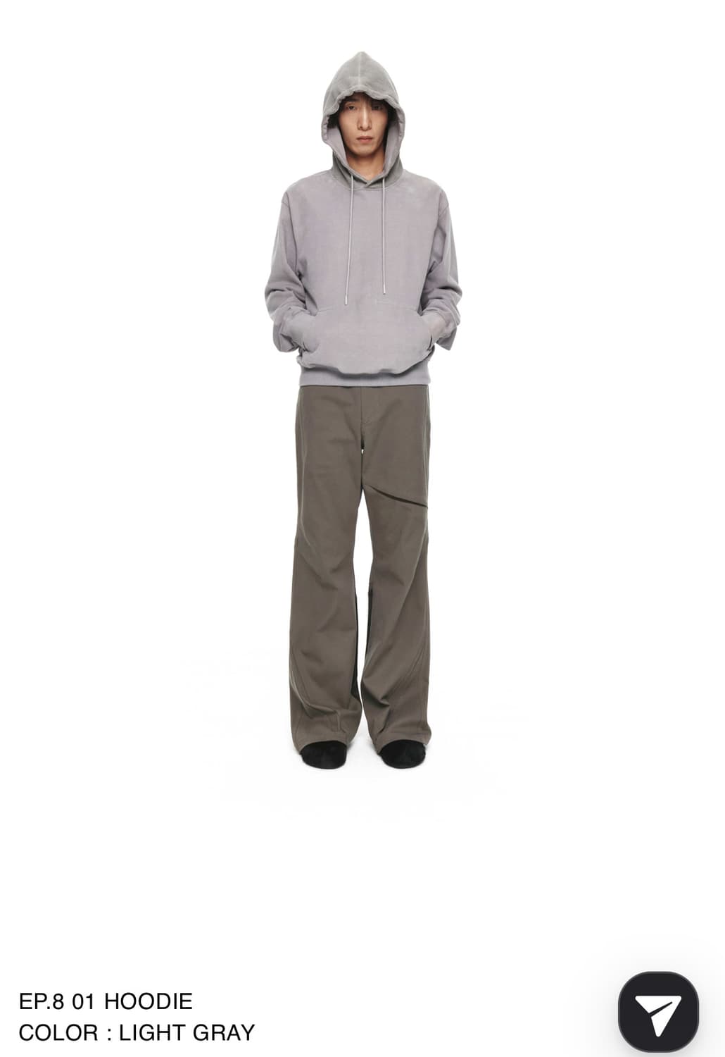 [M] 엑슬림 xlim ep8 01 후드 라이트 그레이 상품이미지1
