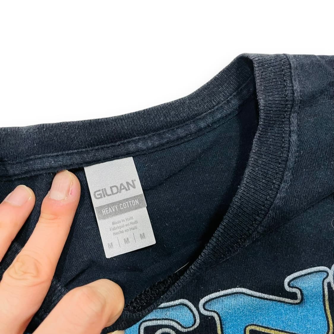 Fxck the world 올드스쿨 힙합 빈티지 반팔 티셔츠 상품이미지4