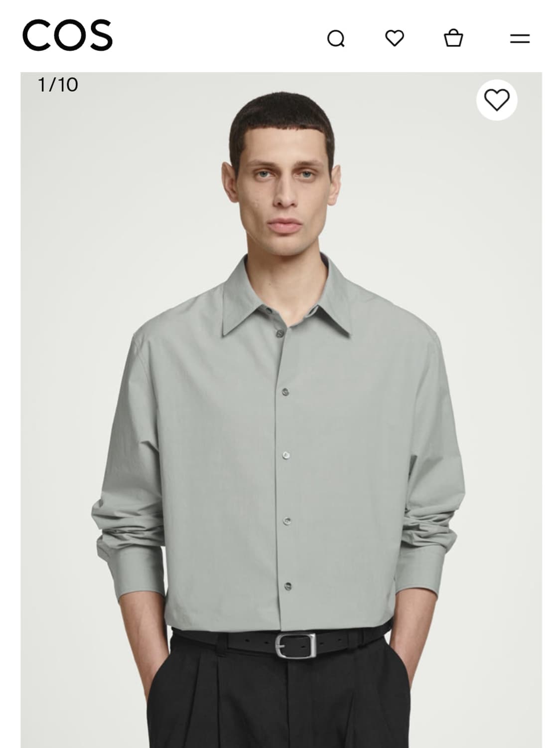 시그니처 코튼 셔츠 상품이미지4