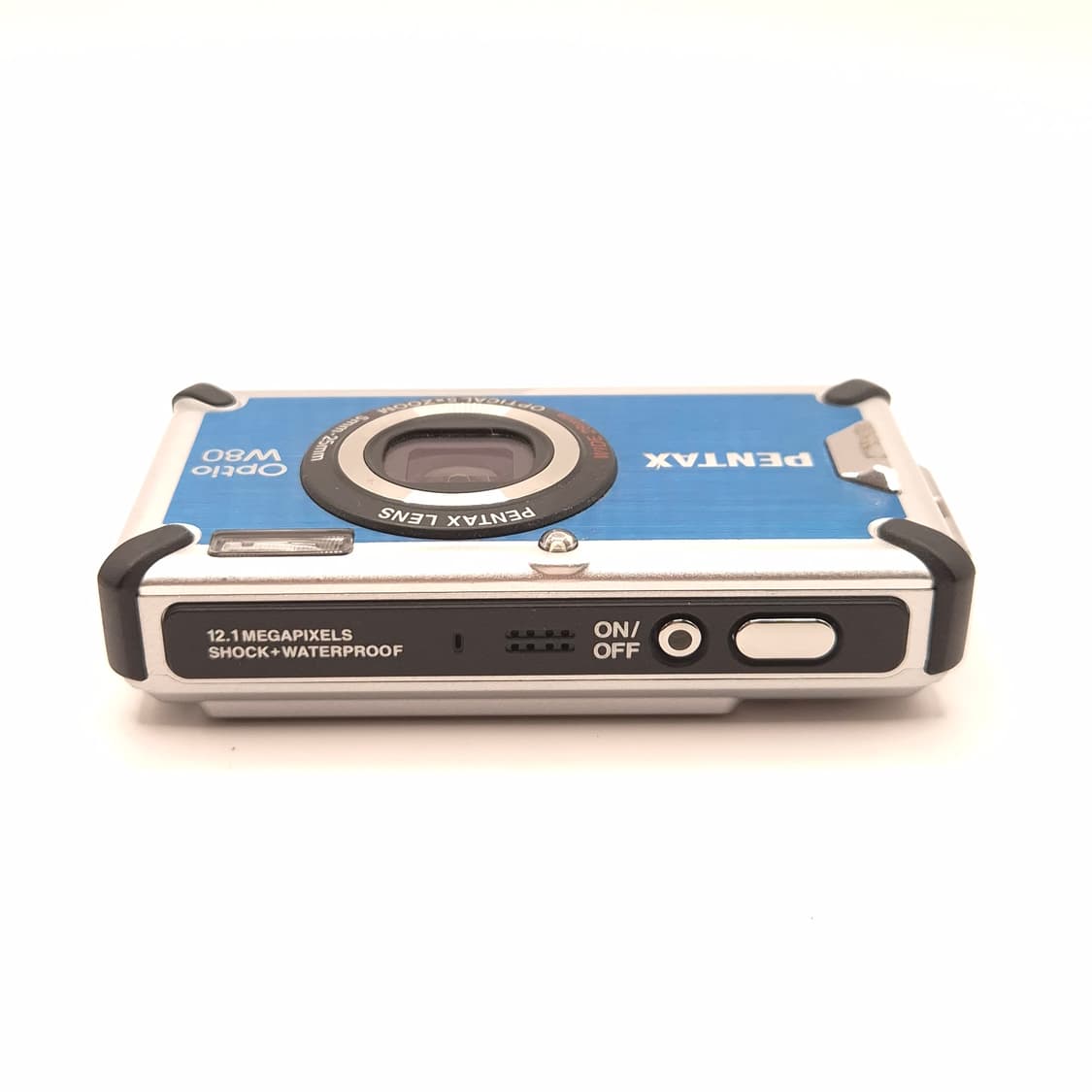 한글지원 방수 🏊‍♂️펜탁스 옵티오 W80 블루 ✨ 미품급 상품이미지3