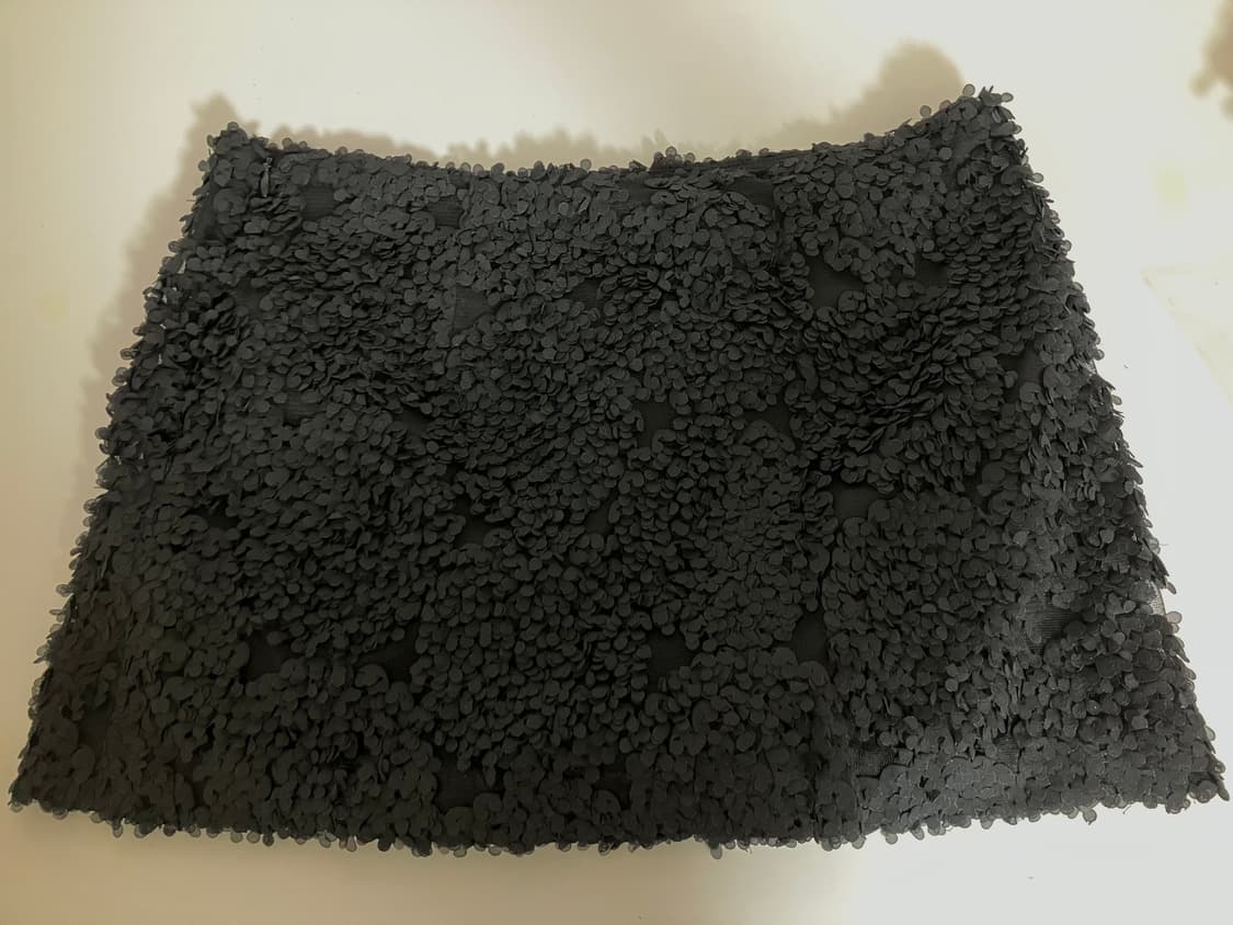 (새상품)바니쉬먼트 Dahlia flower pantskirt_black 상품이미지2