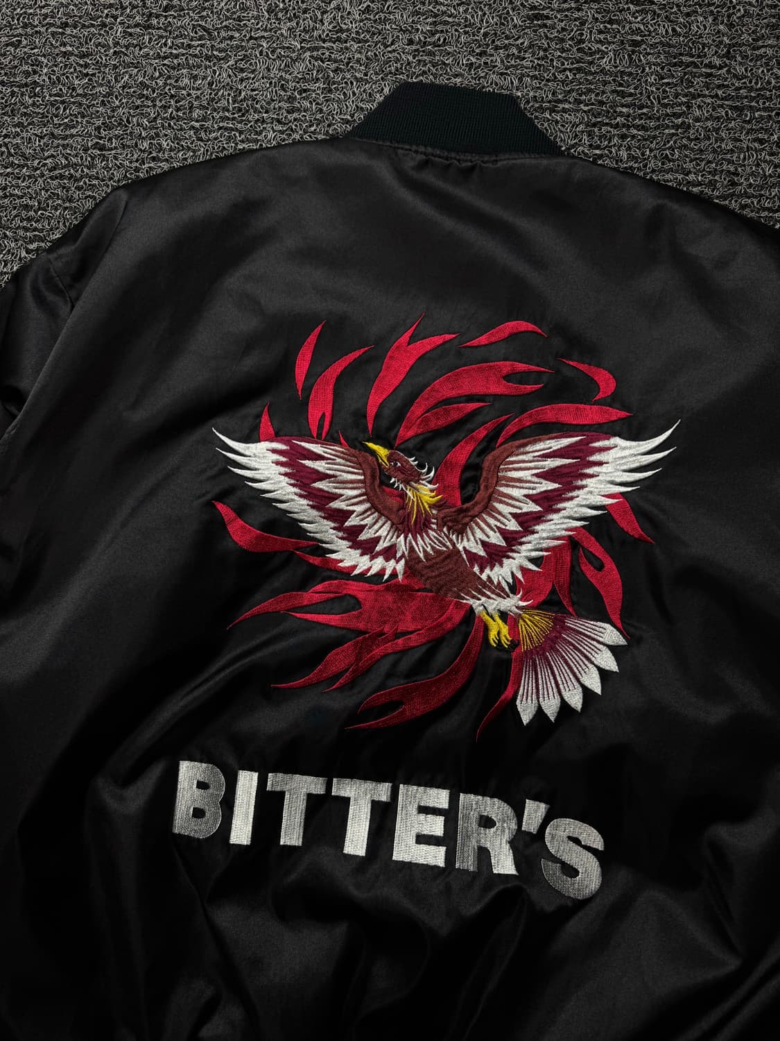 Bitters 일본 빈티지 봉황 자수 스카쟌 블루종 1043 상품이미지1