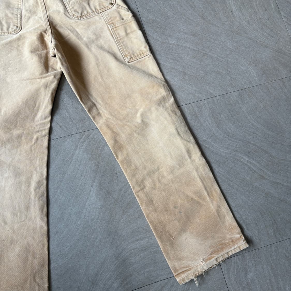 칼하트 미국 생산 브라운 더블니 팬츠 바지 카펜터 상품이미지10