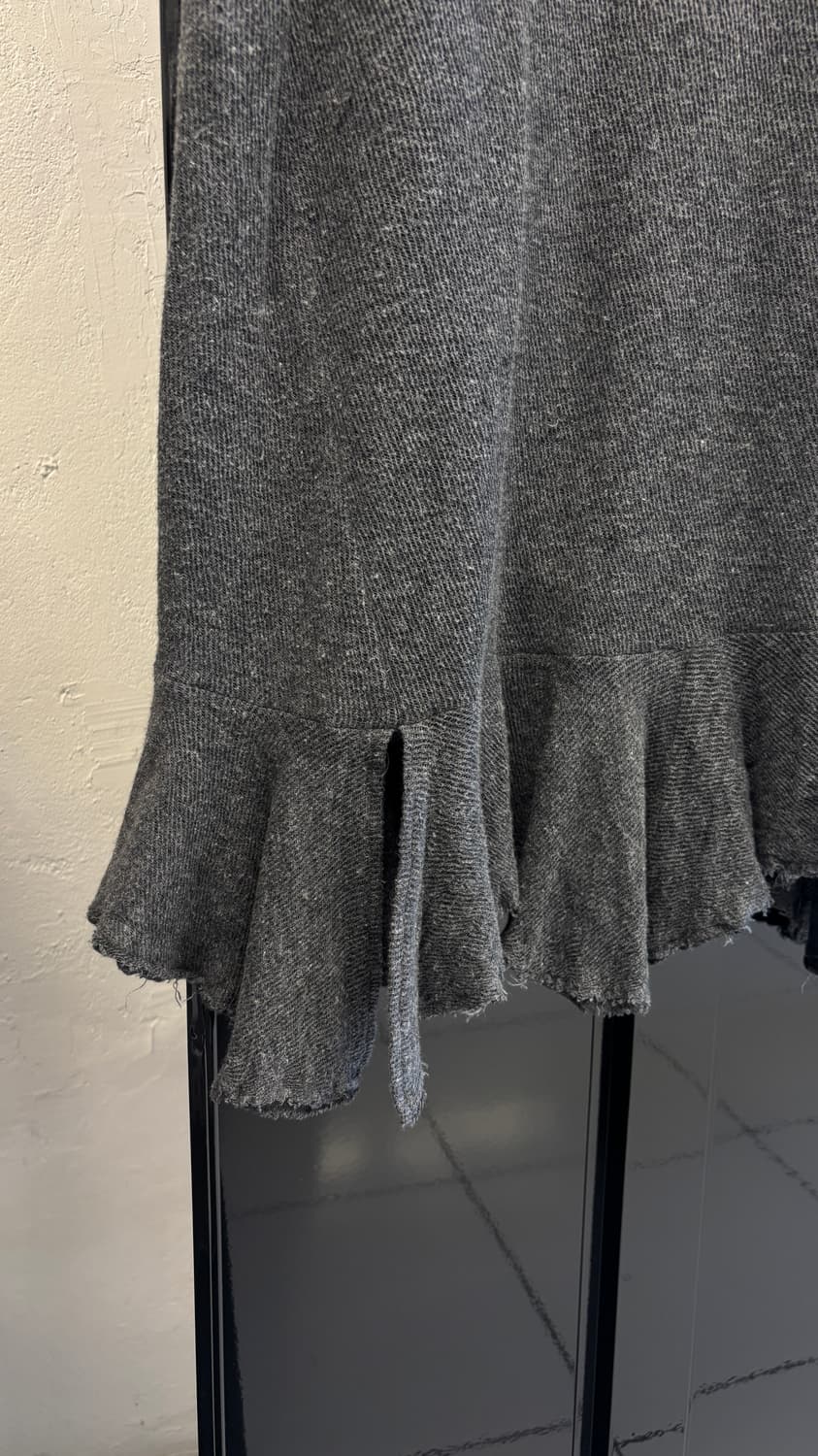 Y’s raw edge knit ruffle dress  상품이미지7