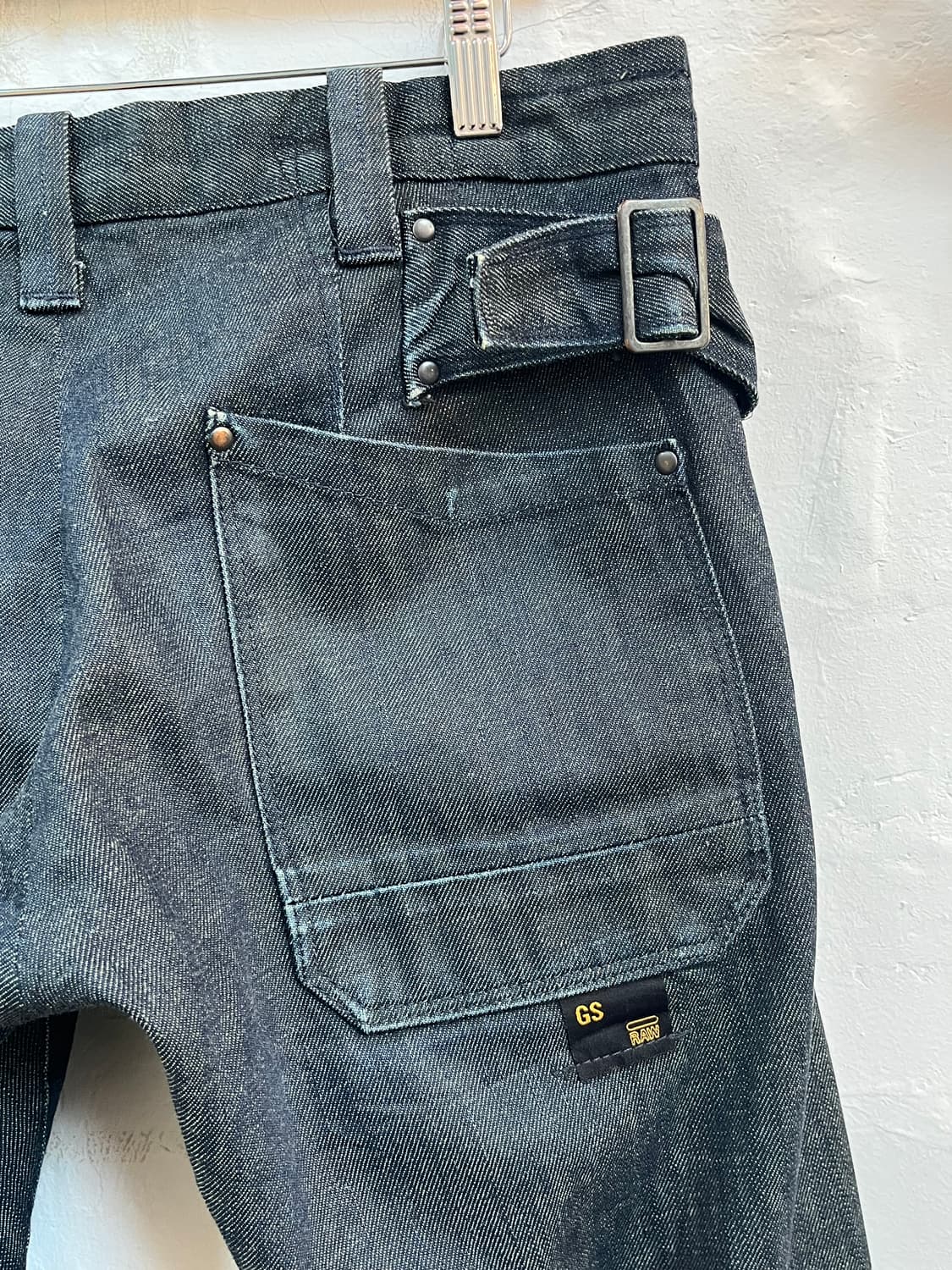 G-star Raw 더블 신치 벨트 크롭 데님진 32x30 상품이미지8