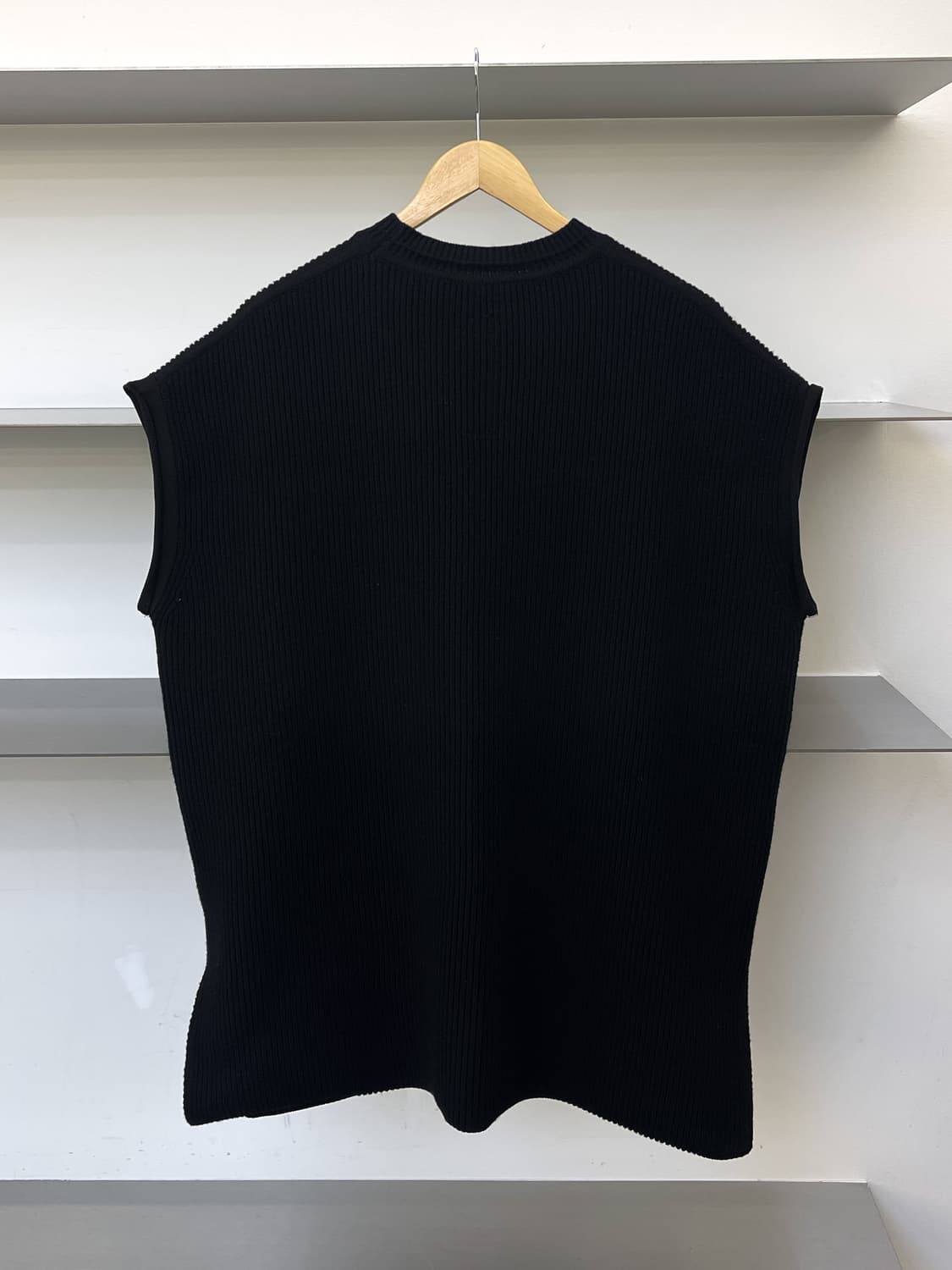 릭오웬스 17SS 캐시미어 리브드 니트 베스트 상품이미지3