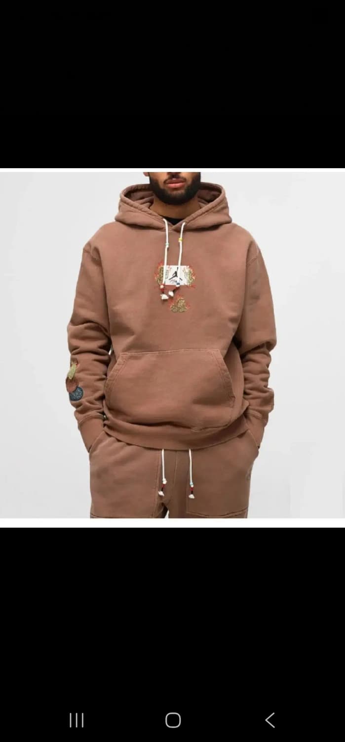 (정품) 나이키 조던 트래비스캇  캑터스잭 피그먼트 후드티 (새제품) 상품이미지1