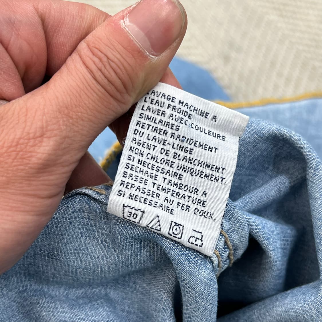 노티카 워크 데님 셔츠 r3352 상품이미지7