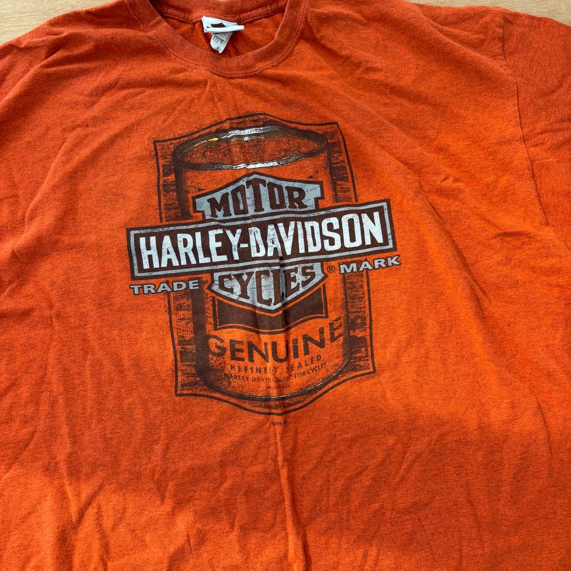 Harley-Davidson Genuine Logo Tee (Orange 상품이미지2