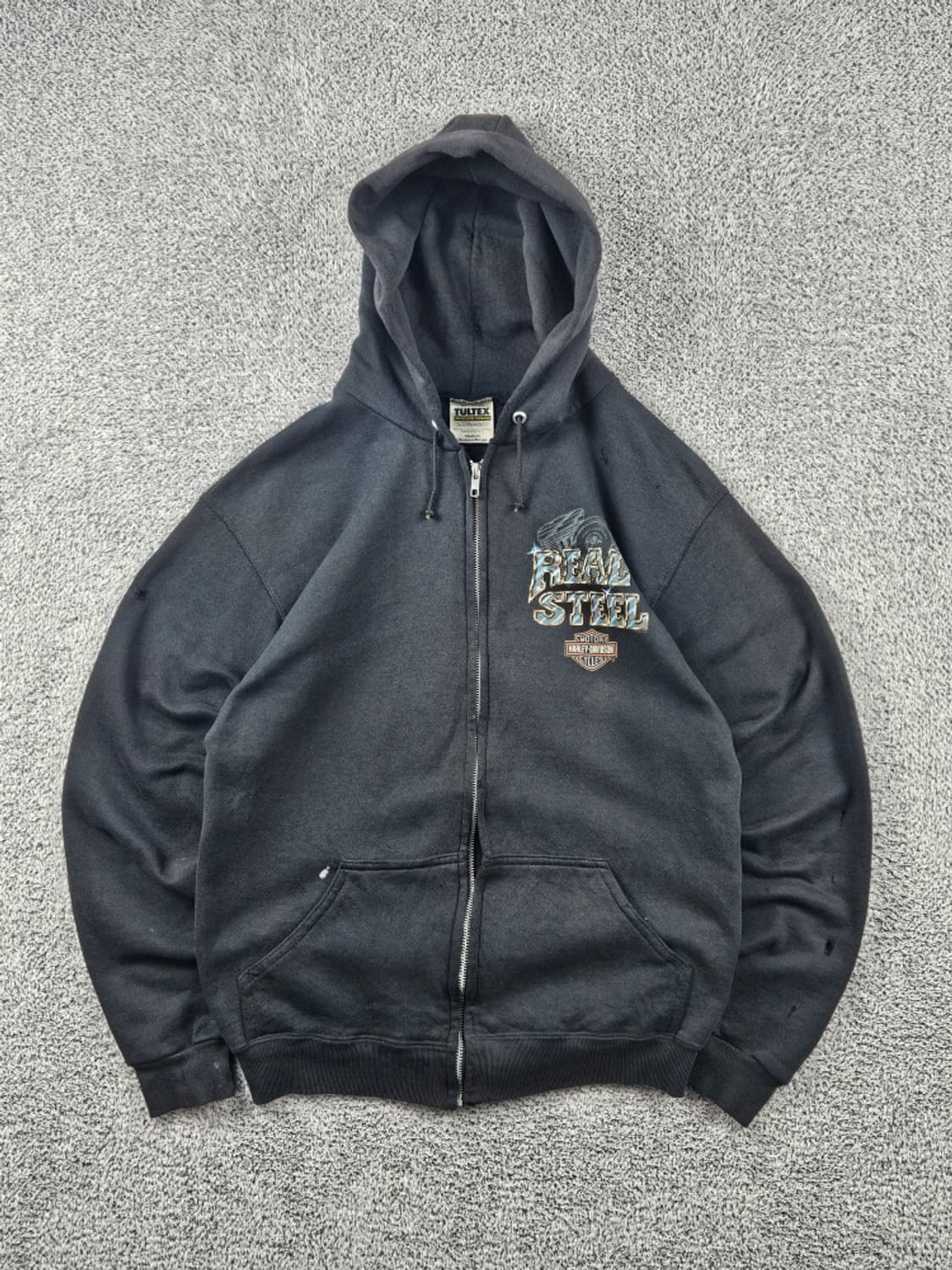 1996 툴텍스 & 할리데이비슨 스웻 후드 집업 ( M ) / 11273 상품이미지2