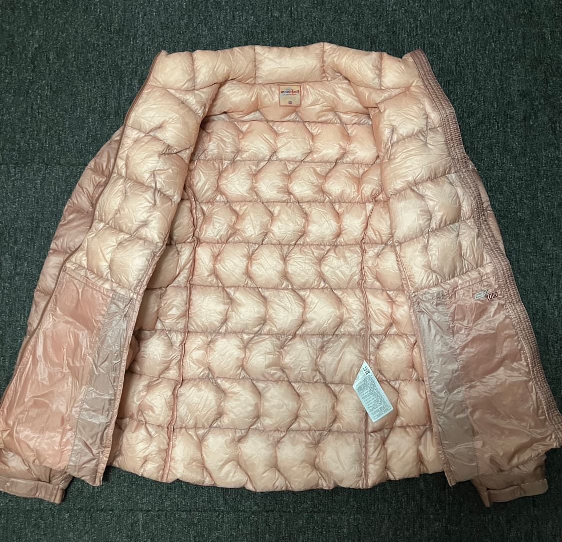 몽벨 플라즈마 EX1000 경량패딩 피치 상품이미지4