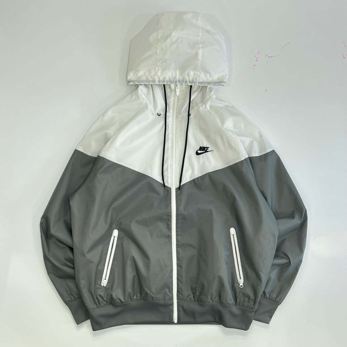 Nike 나이키 라이트 카키 배색 바람막이 상품이미지3