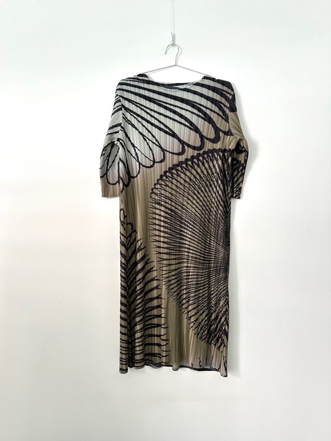 Swirl pattern pleats ops & top / green 상품이미지1
