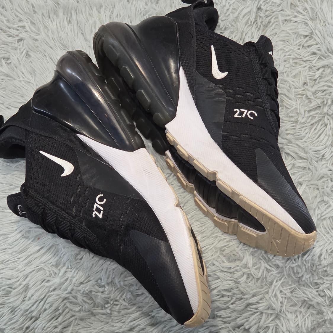 3a-22:나이키 에어맥스 270 블랙 (230mm) 상품이미지6