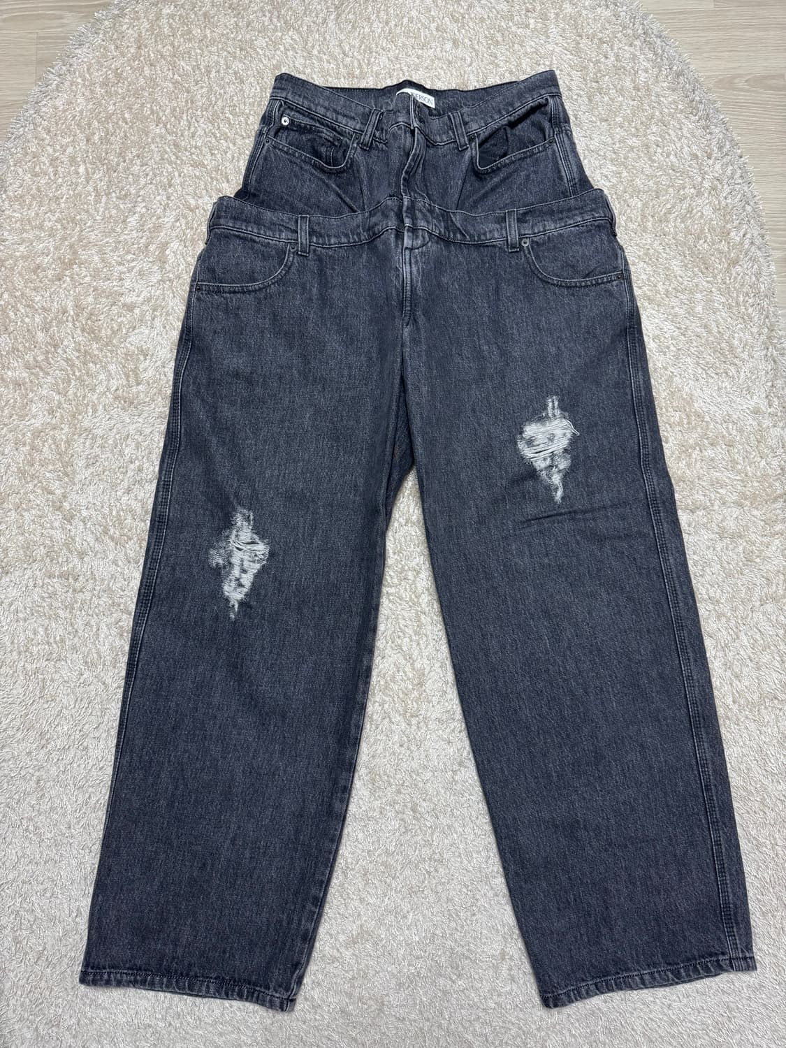 JW anderson 더블웨이스트 데님 상품이미지2