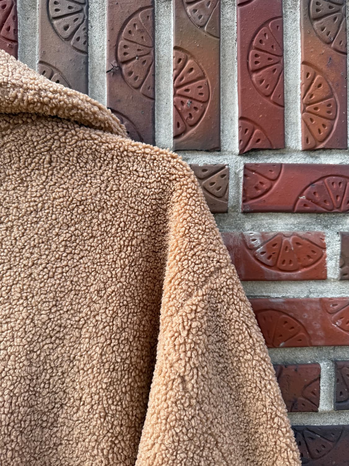 UGG 테디 롱 코트 (카멜 컬러) 상품이미지8