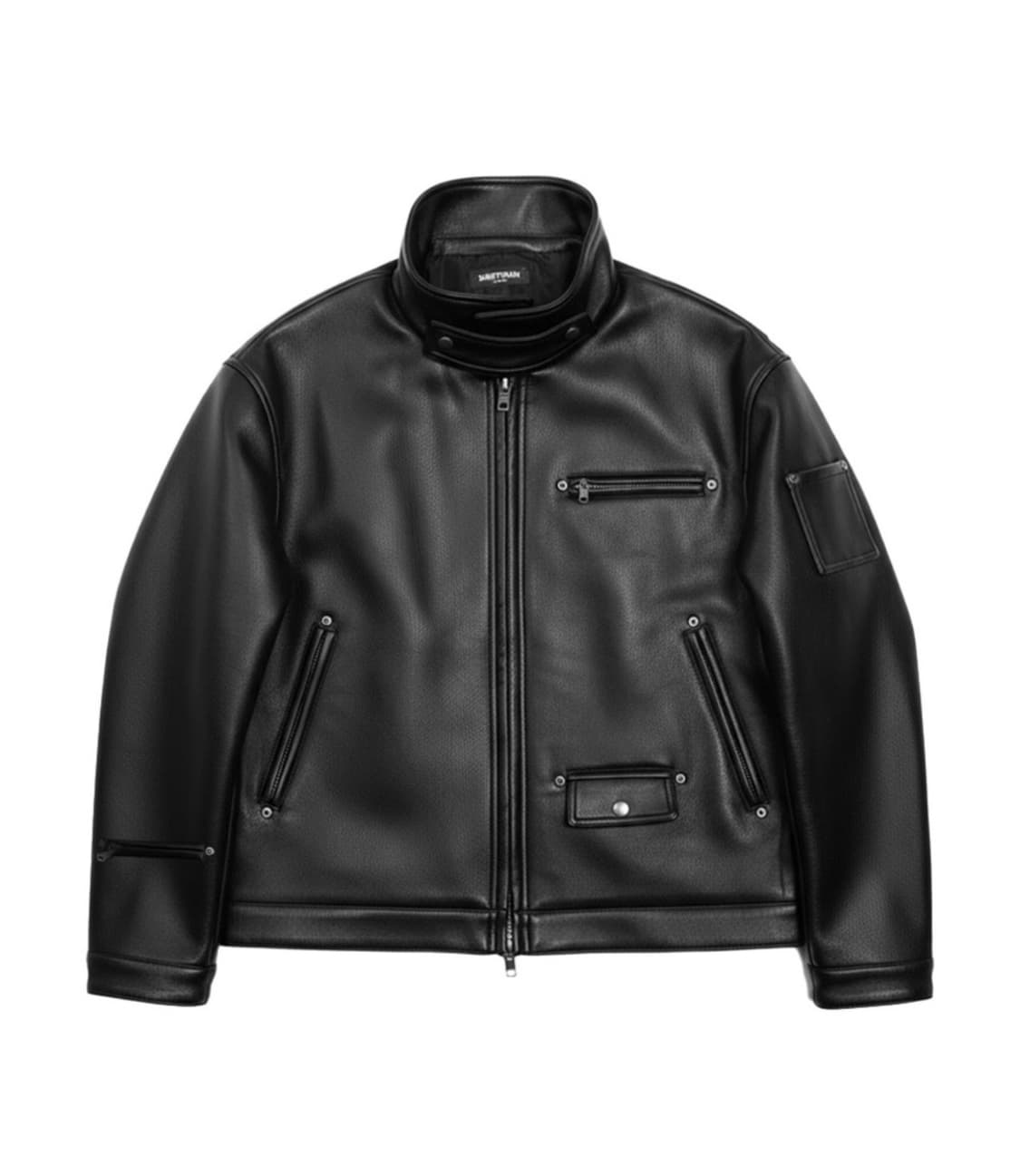 cross single leather jacket 상품이미지1