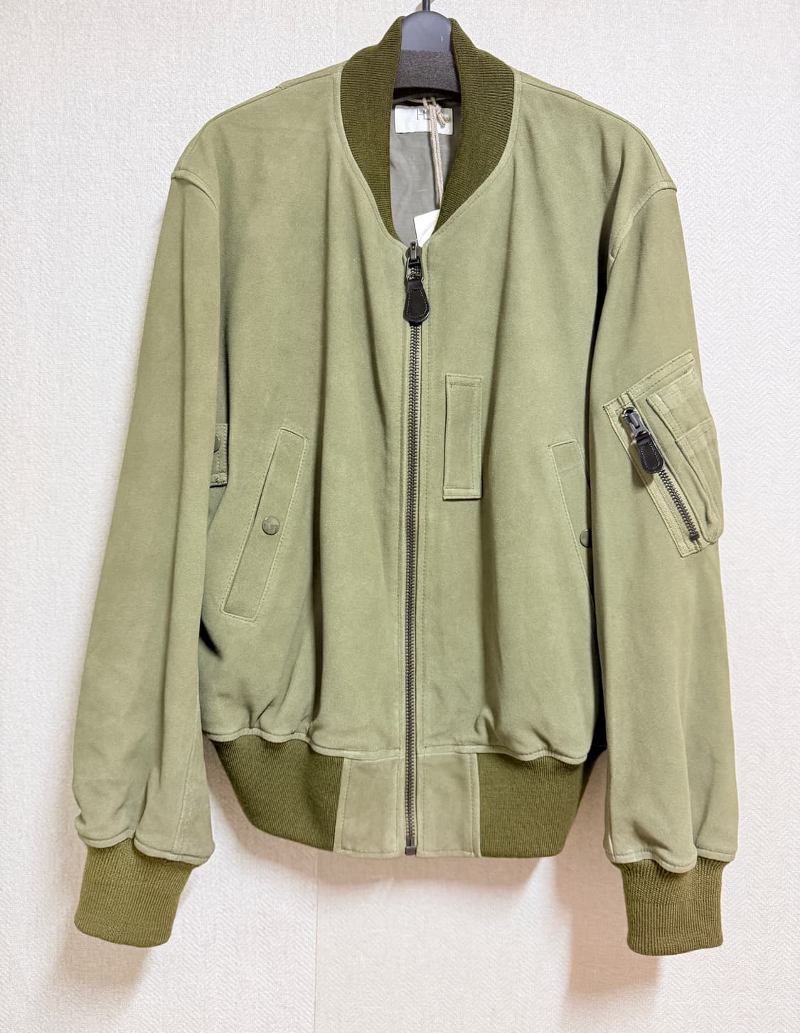 헤릴x어드레서 별주  / B-15 램 스웨이드 자켓 / 2 상품이미지1