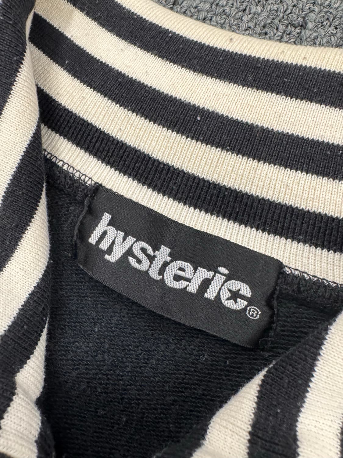 히스테릭 글래머 프린팅 스트라이프 집업 져지 상품이미지4